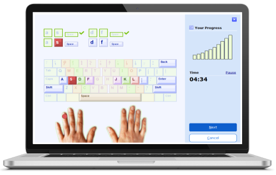 Keyboarding- Typing Games- Race to the Finish Line by Twin Business Teachers