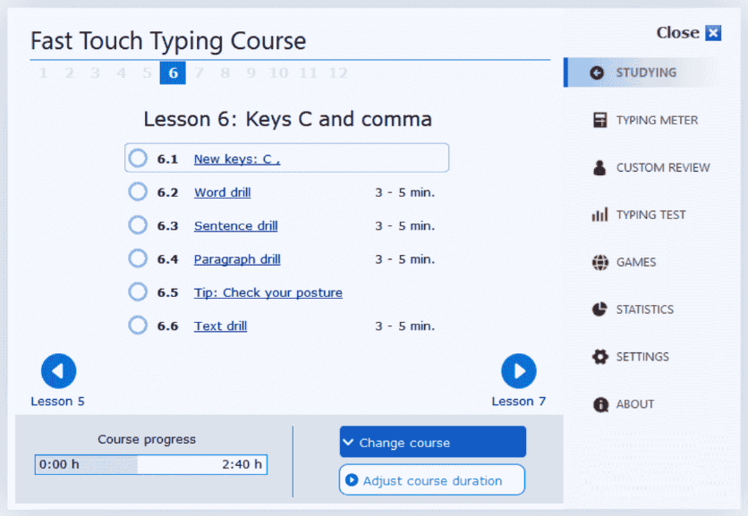 Training Settings and Dark Mode