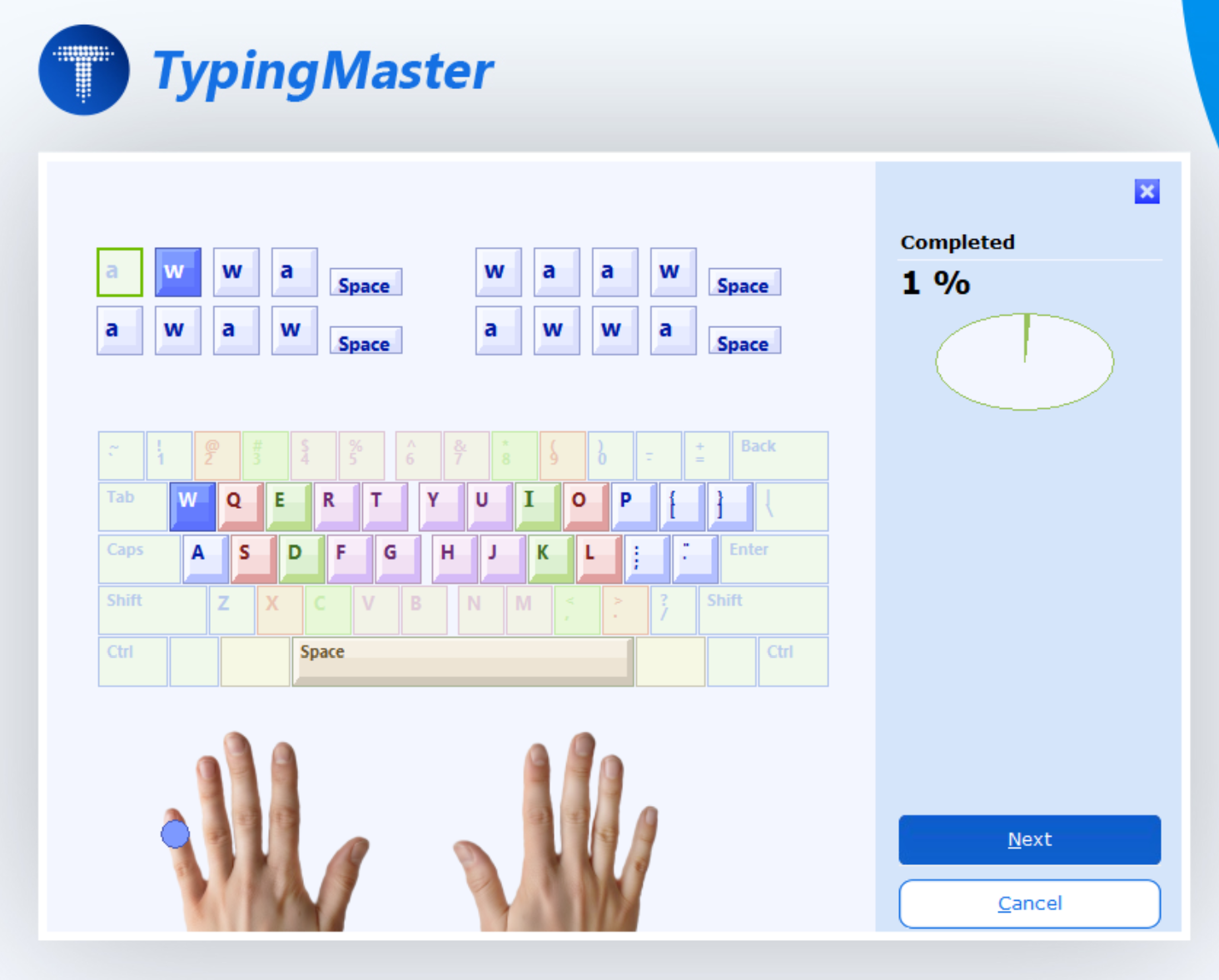 Custom Review Drill Interface