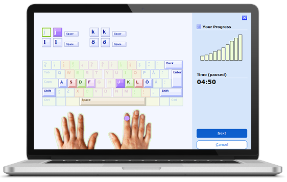 Fast typing test